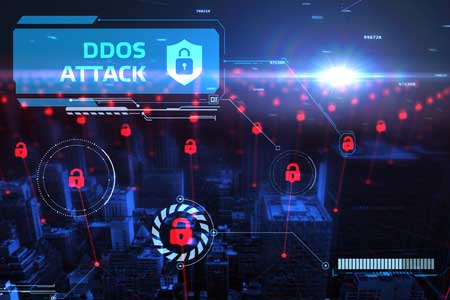 DDoS攻撃のイメージ