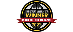cyber defense award 2023 badge